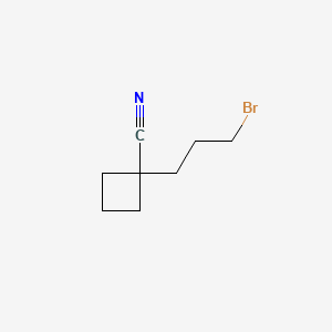 1-(3-Bromopropyl)cyclobutane-1-carbonitrile