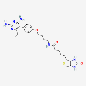 molecular formula C26H37N7O3S B13445562 Pyrimethamine Biotin 