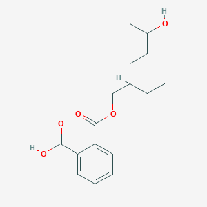 molecular formula C16H22O5 B134459 Mono(2-ethyl-5-hydroxyhexyl) phthalate CAS No. 40321-99-1