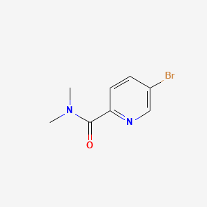 molecular formula C8H9BrN2O B1344591 5-溴-N,N-二甲基吡啶酰胺 CAS No. 845305-86-4