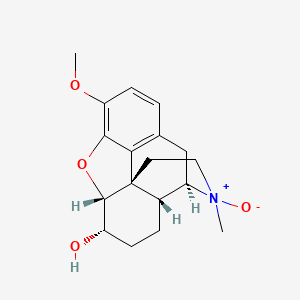 molecular formula C18H23NO4 B13445962 (4R,4aR,7S,7aR,12bS)-9-methoxy-3-methyl-3-oxido-2,4,4a,5,6,7,7a,13-octahydro-1H-4,12-methanobenzofuro[3,2-e]isoquinolin-3-ium-7-ol 