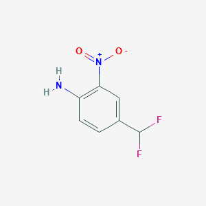 B1344597 4-(Difluoromethyl)-2-nitroaniline CAS No. 887412-09-1