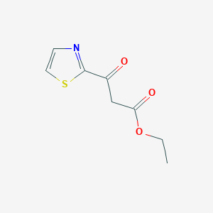 B1344599 Ethyl 3-oxo-3-thiazol-2-YL-propionate CAS No. 212621-63-1