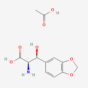 DL-threo-beta-(3,4-Methylenedioxyphenyl)serine Acetate Salt