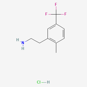 2-[2-Methyl-5-(trifluoromethyl)phenyl]ethan-1-amine hydrochloride