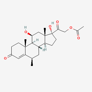 17-Hydroxy-6beta-methyl Corticosterone 21-Acetate