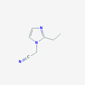 B1344608 (2-ethyl-1H-imidazol-1-yl)acetonitrile CAS No. 1119451-03-4