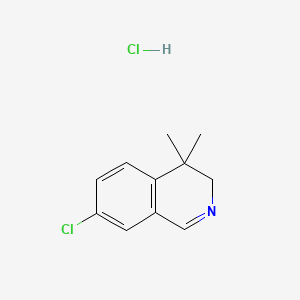 7-Chloro-4,4-dimethyl-3,4-dihydroisoquinolinehydrochloride