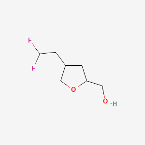 [4-(2,2-Difluoroethyl)oxolan-2-yl]methanol