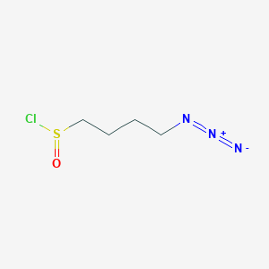 molecular formula C4H8ClN3OS B13446126 4-Azido-1-butanesulfinyl Chloride 