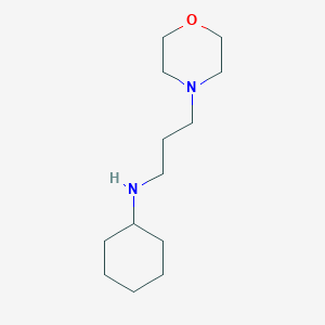 molecular formula C13H26N2O B13446136 n-[3-(Morpholin-4-yl)propyl]cyclohexanamine 