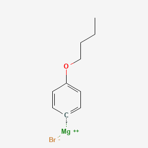 molecular formula C10H13BrMgO B13446160 Magnesium, bromo(4-butoxyphenyl)- 