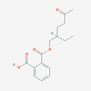 molecular formula C16H20O5 B134464 Mono(2-ethyl-5-oxohexyl)phthalate CAS No. 40321-98-0