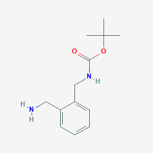 molecular formula C13H20N2O2 B1344641 (2-氨甲基苄基)-氨基甲酸叔丁酯 CAS No. 439116-13-9