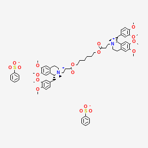 molecular formula C66H84N2O18S2 B13446558 Cisatracurium-20-methyl Dibenzenesulfonate 