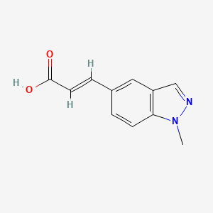 (2E)-3-(1-Methyl-1H-indazol-5-yl)acrylic acid