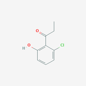 1-(2-Chloro-6-hydroxyphenyl)propan-1-one