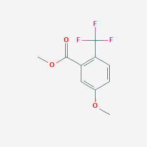 molecular formula C10H9F3O3 B13446673 Methyl 5-methoxy-2-(trifluoromethyl)benzoate 