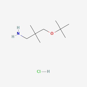 3-(Tert-butoxy)-2,2-dimethylpropan-1-amine hydrochloride