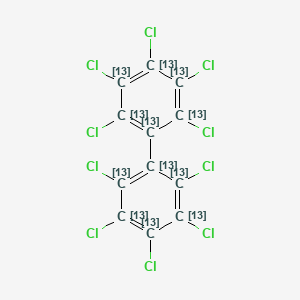 1,2,3,4,5-pentachloro-6-(2,3,4,5,6-pentachloro(1,2,3,4,5,6-13C6)cyclohexa-1,3,5-trien-1-yl)(1,2,3,4,5,6-13C6)cyclohexa-1,3,5-triene