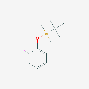 molecular formula C12H19IOSi B13446712 tert-Butyl(2-iodophenoxy)dimethylsilane 