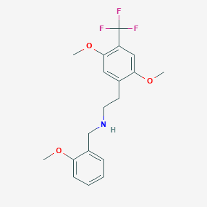 molecular formula C19H22F3NO3 B13446724 2C-TFM-NBOMe CAS No. 1027161-33-6