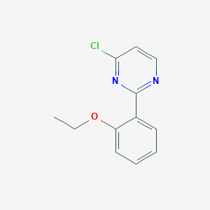 molecular formula C12H11ClN2O B13446728 4-Chloro-2-(2-ethoxyphenyl)pyrimidine 