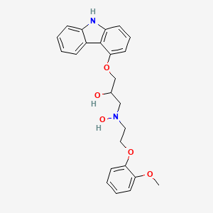 1-(9H-Carbazol-4-yloxy)-3-[hydroxy[2-(2-methoxyphenoxy)ethyl]amino]-2-propanol (N-Hydroxycarvedilol)