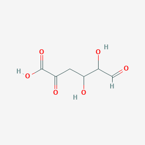 molecular formula C6H8O6 B13446746 Hexuronic acid, 4-deoxy-5-keto- CAS No. 116696-68-5