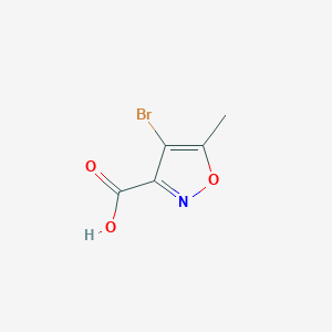 molecular formula C5H4BrNO3 B1344677 4-Bromo-5-methylisoxazole-3-carboxylic acid CAS No. 850832-55-2