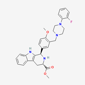 molecular formula C31H33FN4O3 B13446832 trans-Ned-19 Methyl Ester 