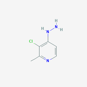 3-Chloro-4-hydrazinyl-2-methylpyridine