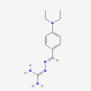 Hydrazinecarboximidamide, 2-((4-(diethylamino)phenyl)methylene)-