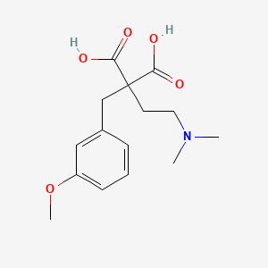 molecular formula C15H21NO5 B13446950 2-(2-(Dimethylamino)ethyl)-2-(3-methoxybenzyl)malonic Acid 