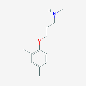 B1344696 3-(2,4-Dimethylphenoxy)-N-methylpropan-1-amine CAS No. 91553-70-7