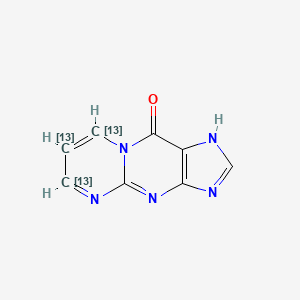 Pyrimido[1,2-a]purin-10(1H)-one-13C3