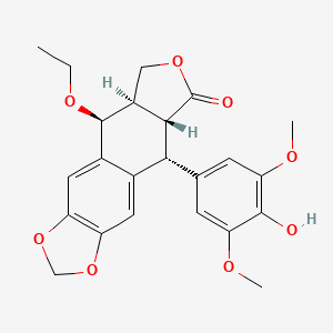 molecular formula C23H24O8 B13446994 Deglucopyranosyl Ethoxy Etoposide 