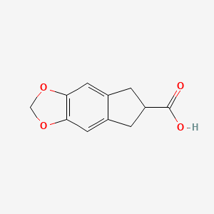 6,7-Dihydro-5H-indeno[5,6-d][1,3]dioxole-6-carboxylic acid