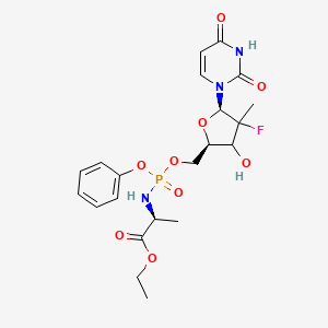 molecular formula C21H27FN3O9P B13447035 Sofosbuvir O-Desisopropyl O-Ethyl Ester 