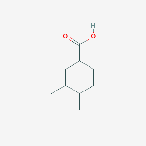 molecular formula C9H16O2 B1344708 3,4-二甲基环己烷-1-甲酸 CAS No. 681448-23-7