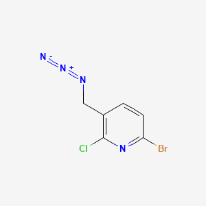 3-(Azidomethyl)-6-bromo-2-chloropyridine