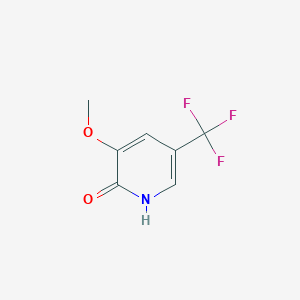 molecular formula C7H6F3NO2 B1344711 2-羟基-3-甲氧基-5-(三氟甲基)吡啶 CAS No. 124432-62-8