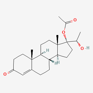 molecular formula C23H34O4 B13447115 20a-Hydroxyprogesterone Acetate 