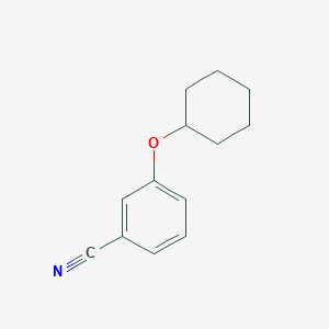 molecular formula C13H15NO B13447117 3-(Cyclohexyloxy)benzonitrile 