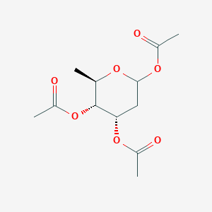 (4S,5R,6R)-6-Methyltetrahydro-2H-pyran-2,4,5-triyl triacetate