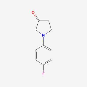 B1344713 1-(4-Fluorophenyl)pyrrolidin-3-one CAS No. 536742-69-5