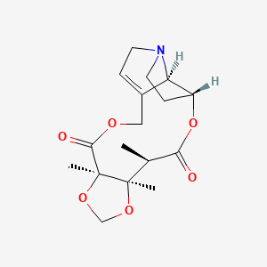 (1R,4R,5R,9R,19R)-4,5,9-trimethyl-2,6,8,11-tetraoxa-16-azatetracyclo[11.5.1.05,9.016,19]nonadec-13-ene-3,10-dione