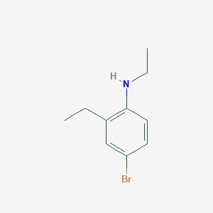 molecular formula C10H14BrN B1344716 4-Bromo-N,2-Diethylaniline CAS No. 81090-37-1