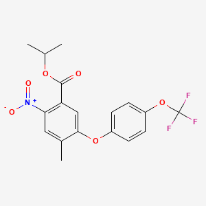 Isopropyl 4-methyl-2-nitro-5-(4-(trifluoromethoxy)phenoxy)benzoate