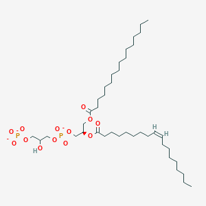 molecular formula C40H75O13P2-3 B13447193 [3-[[(2R)-3-hexadecanoyloxy-2-[(Z)-octadec-9-enoyl]oxypropoxy]-oxidophosphoryl]oxy-2-hydroxypropyl] phosphate 